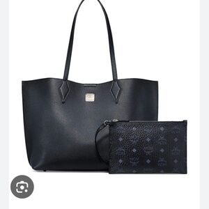 MCM Leather Black Tote bag